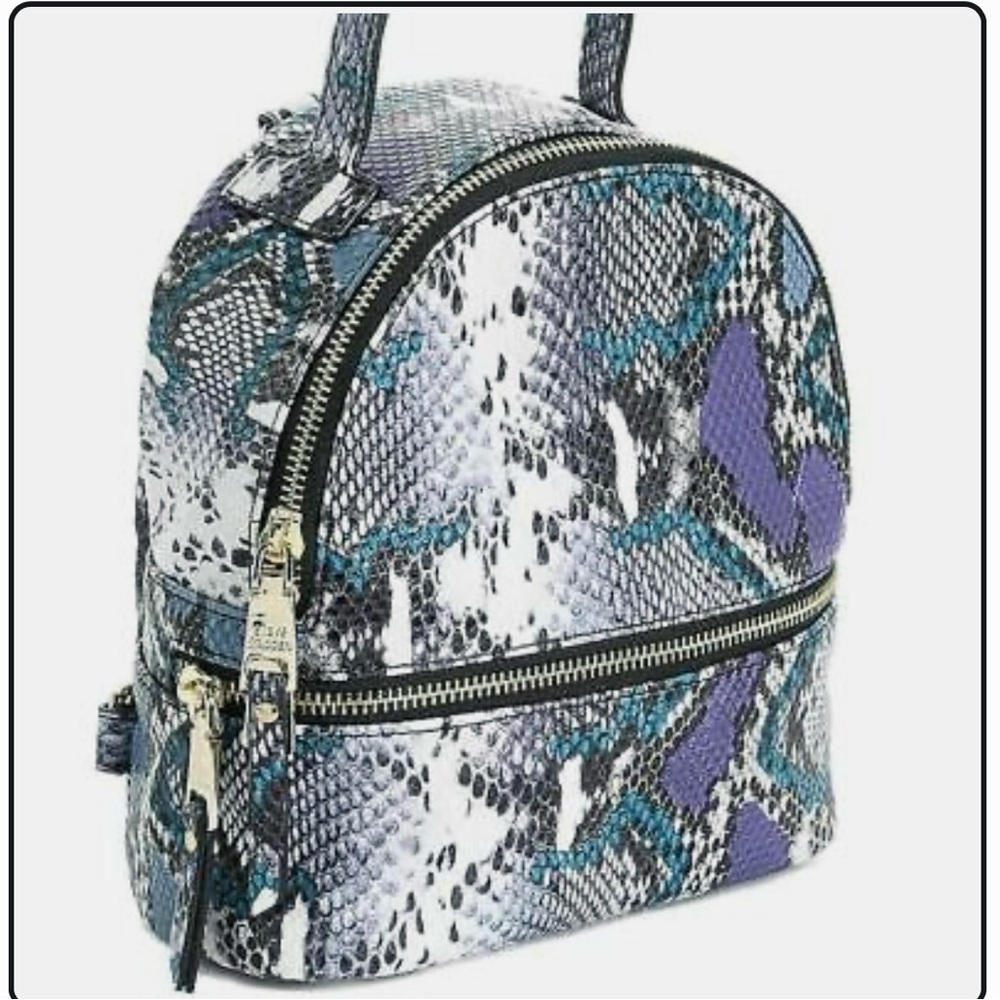 Steve Madden Snakeskin Mini Backpack